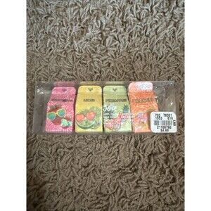Justice New Fruit Scented Erasers Four Fun Fruit Flavors lemon orange pineapple